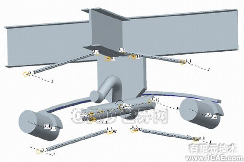 用proe軟件進(jìn)行汽車平衡懸架機(jī)構(gòu)分析+有限元仿真分析相關(guān)圖片圖片2