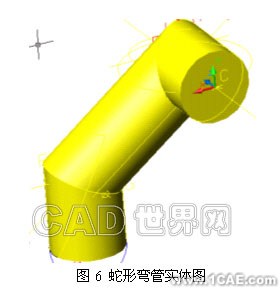 CAD蛇形彎管三維建模autocad案例圖片6