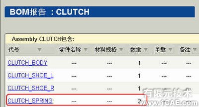 proe 帶有撓性零件的BOMproe學(xué)習(xí)資料圖片7