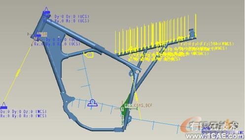 Pro/MECHANICAL在摩托車車架設(shè)計(jì)中的應(yīng)用proe模型圖圖片6