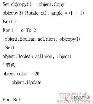 VBA 的AutoCAD 二次開發(fā)及應(yīng)用實例autocad案例圖片8