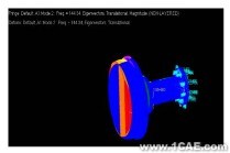 基于CAE的重力場對旋轉對稱結構零部件振動可靠性的影響ansys培訓的效果圖片4