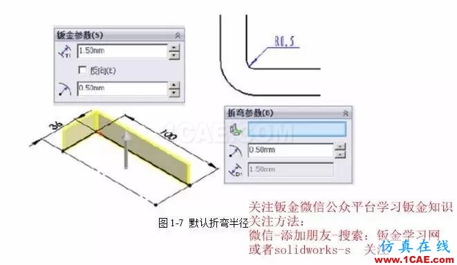 solidWorks?鈑金零件設(shè)計(jì)教程之一，必須的收藏！solidworks simulation技術(shù)圖片8