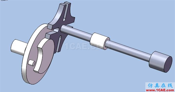 Solidworks電影抓片機(jī)構(gòu)仿真solidworks simulation應(yīng)用技術(shù)圖片6