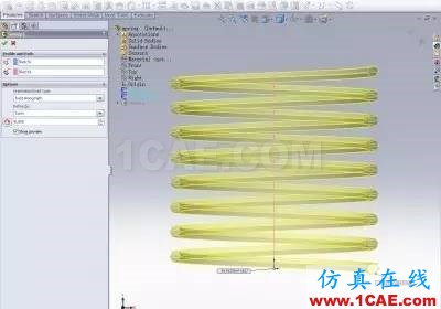 『實(shí)用技巧』SolidWorks最簡單的彈簧畫法教程solidworks simulation技術(shù)圖片2