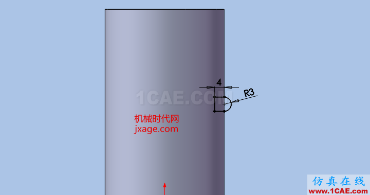 solidworks如何使用投影曲線？solidworks simulation技術圖片16