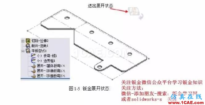 solidWorks?鈑金零件設(shè)計(jì)教程之一，必須的收藏！solidworks simulation學(xué)習(xí)資料圖片6