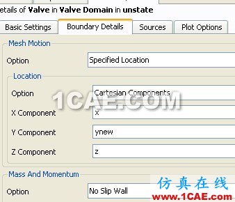 CFX高級應用——如何模擬閥完全關閉到開啟的過程