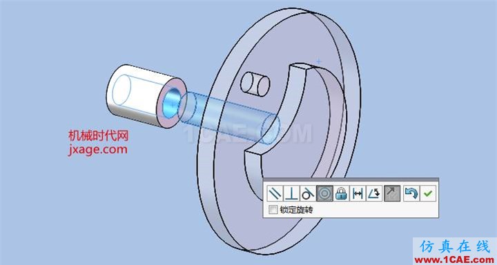 Solidworks電影抓片機(jī)構(gòu)仿真solidworks simulation分析案例圖片2