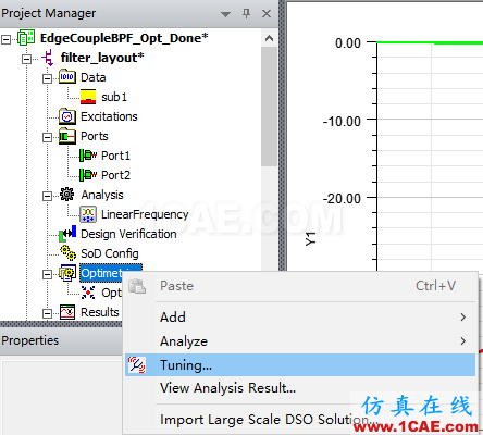 HFSS案例實時調諧（Tuning）仿真Circuit+HFSSHFSS結果圖片13