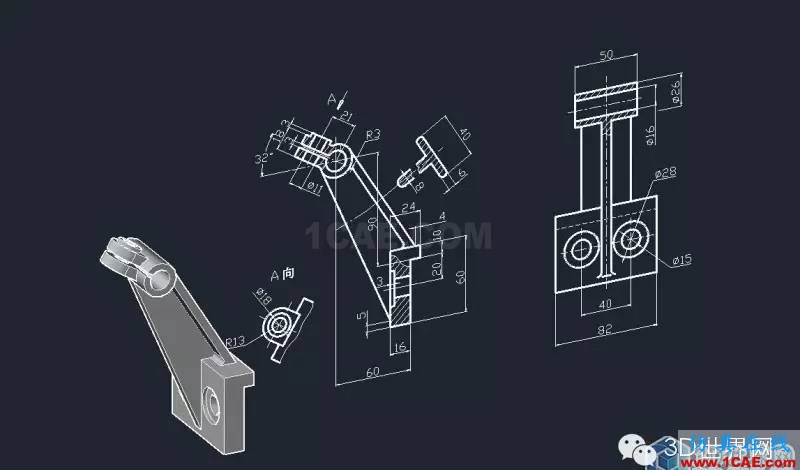 Creo3.0 Direct建模操作簡要教程pro/e設計案例圖片2