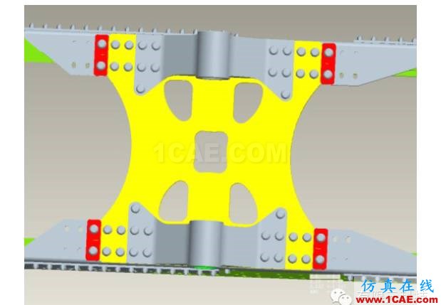 基于HyperWorks對(duì)重汽鞍座連接板的優(yōu)化設(shè)計(jì)hyperworks仿真分析圖片7