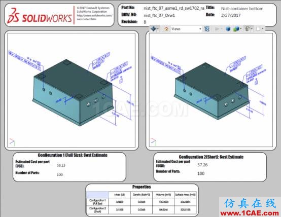 3D PDF樣本：國家標(biāo)準(zhǔn)與技術(shù)研究所（NIST）測試裝配體solidworks simulation分析案例圖片10