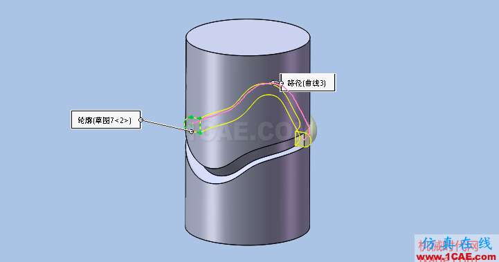 solidworks如何使用投影曲線？solidworks simulation技術圖片18