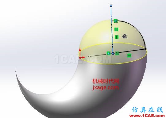 SolidWorks如何通過(guò)掃描創(chuàng)建太極圖？solidworks simulation培訓(xùn)教程圖片12