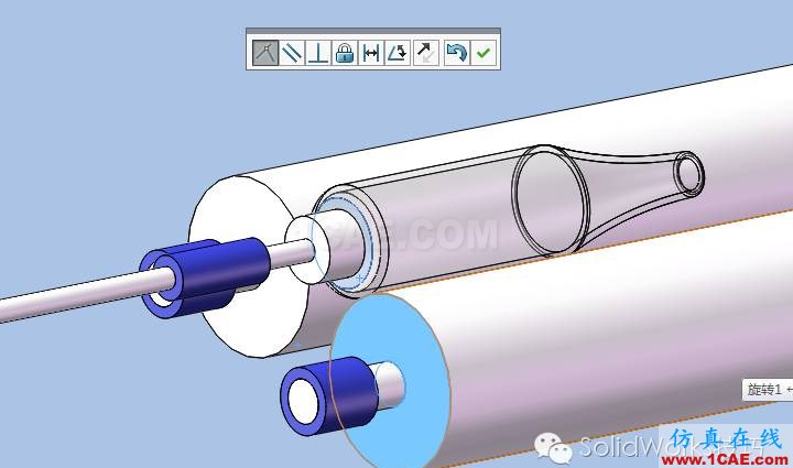 SolidWorks洗瓶機(jī)構(gòu)運(yùn)動仿真solidworks simulation學(xué)習(xí)資料圖片9