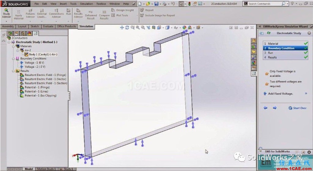 solidworks電磁分析插件簡介：emsworkssolidworks simulation應(yīng)用技術(shù)圖片4