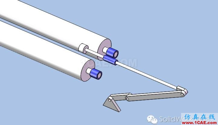 SolidWorks洗瓶機(jī)構(gòu)運(yùn)動仿真solidworks simulation學(xué)習(xí)資料圖片8