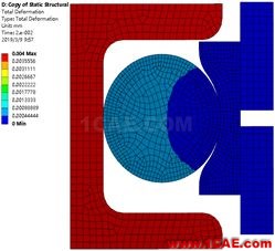 ANSYS經(jīng)典案例在Workbench中實現(xiàn) | 密封圈仿真ansys結果圖片13