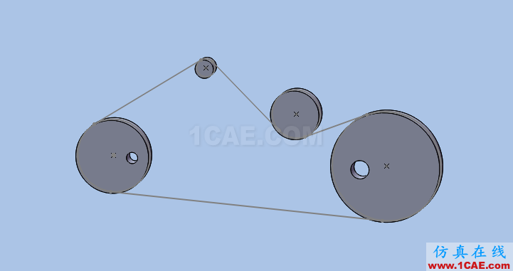 solidworks如何使用布局草圖創(chuàng)建皮帶仿真？solidworks simulation應(yīng)用技術(shù)圖片10